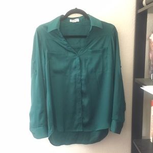 Express Silky Button Down