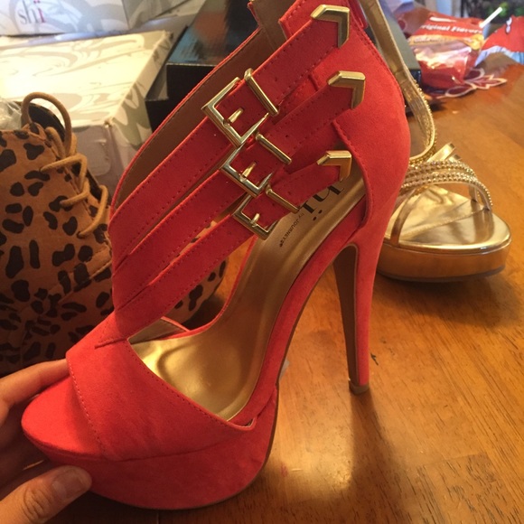 Pink heels