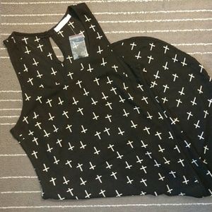 Lush High Low Sheer Layering Tunic Dress