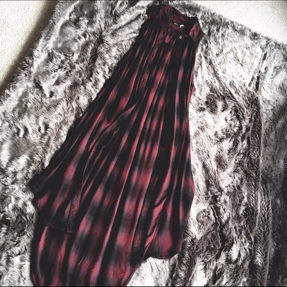Urban Outfitters Tops - Urban Outfitters Sleeveless Flannel Urban Outfitters Tops - Urban Outfitters Sleeveless Flannel
