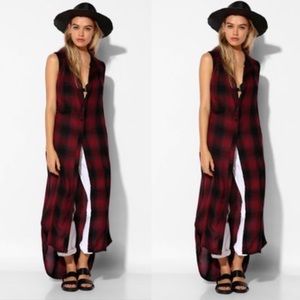 Urban Outfitters Tops - Urban Outfitters Sleeveless Flannel Urban Outfitters Tops - Urban Outfitters Sleeveless Flannel