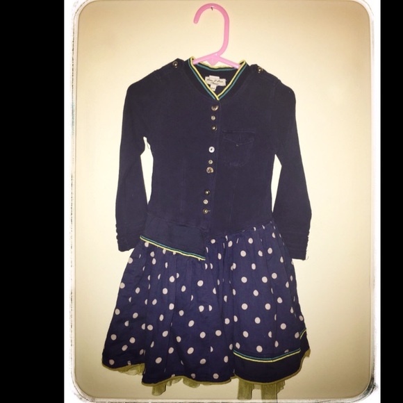 Elaine et Lena girls dress and tights size 4T