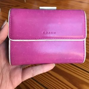 Magenta Coach wallet