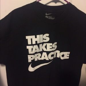 Large black Nike shirt