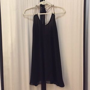 • Black Tobi Backless "Cherish" Chain Dress •