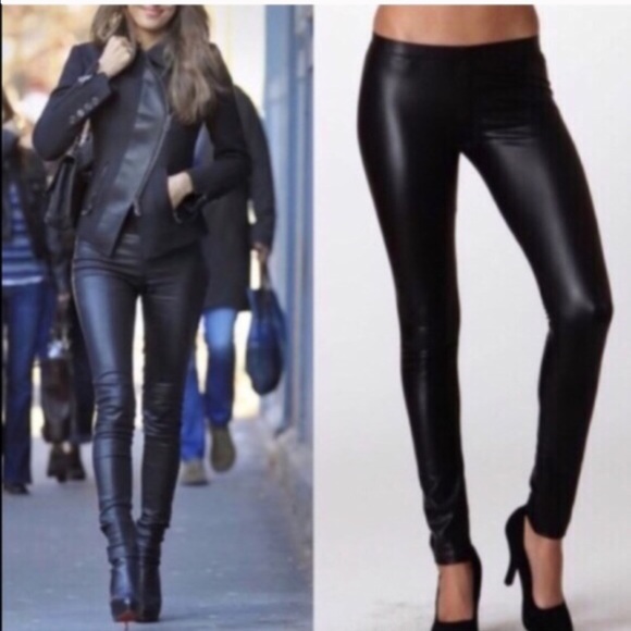 🚨1 HR SALE🚨DEBORAH slick leggings - BLACK - Picture 4 of 4