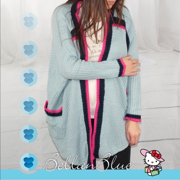 🚨1 HR SALE🚨The ADRIANNA cardigan - BLUE - Picture 3 of 4