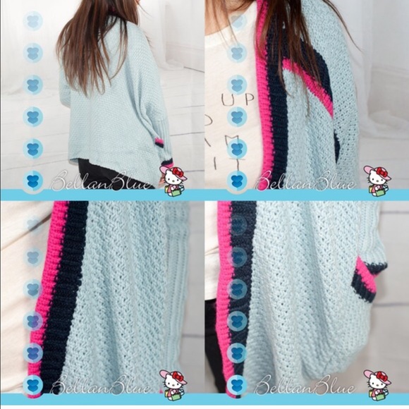 🚨1 HR SALE🚨The ADRIANNA cardigan - BLUE - Picture 4 of 4