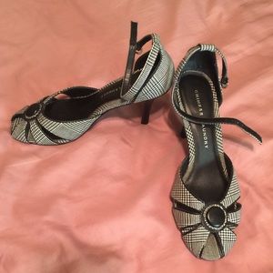 Chinese Laundry black & white houndstooth size 10