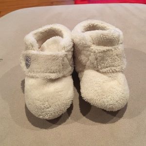 Ugg booties soft white size 2