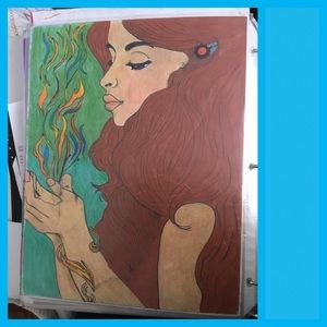 Flame within, art by Cynthia Caratachea