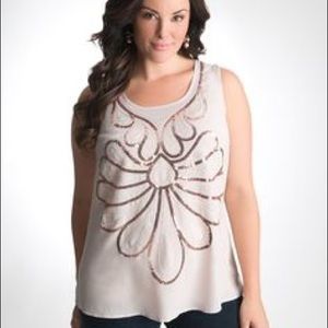 Deck Sequin Tank by Lane Bryant