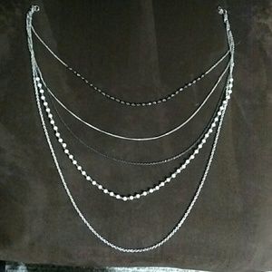 Pearl layered necklace