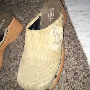 Old Navy Corduroy Clogs