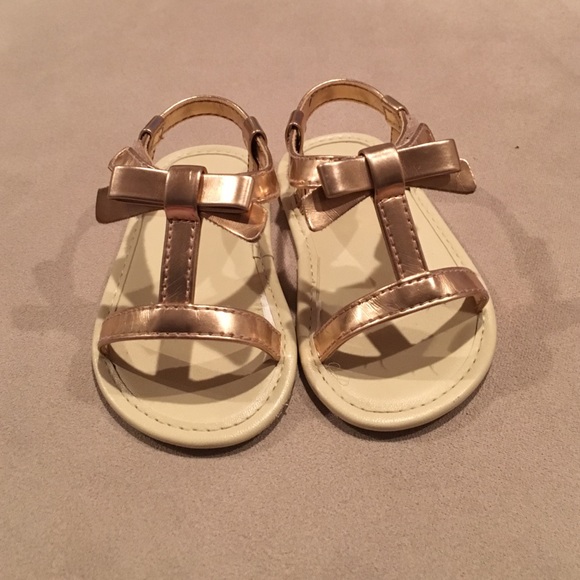 Gymboree rose gold sandals size 3