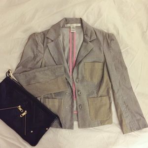 Diane von Furstenberg Striped Blazer