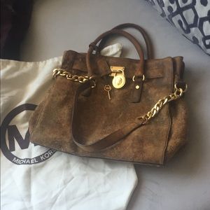 Michael Kors suede purse