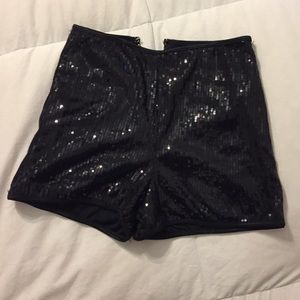 • Forever 21 High Waisted Sequin Shorts •