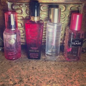 Victoria Secret Body Spray Line