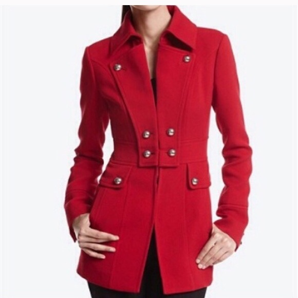 White House Black Market Jackets & Blazers - White House Black Market Military Style Coat