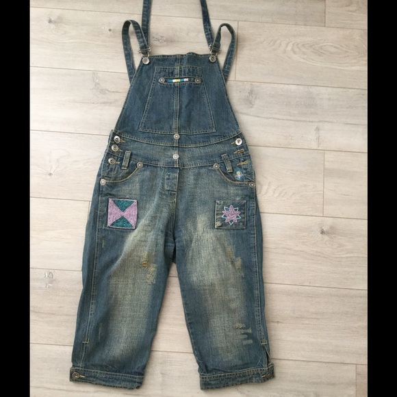 jeans jumpsuit above the knee size 4 euro 36