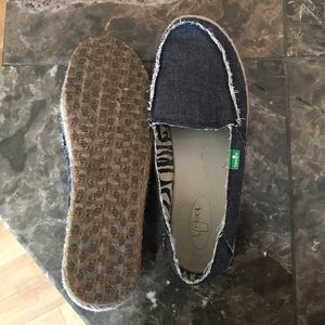 Sanuk slip ons. Size 7.5