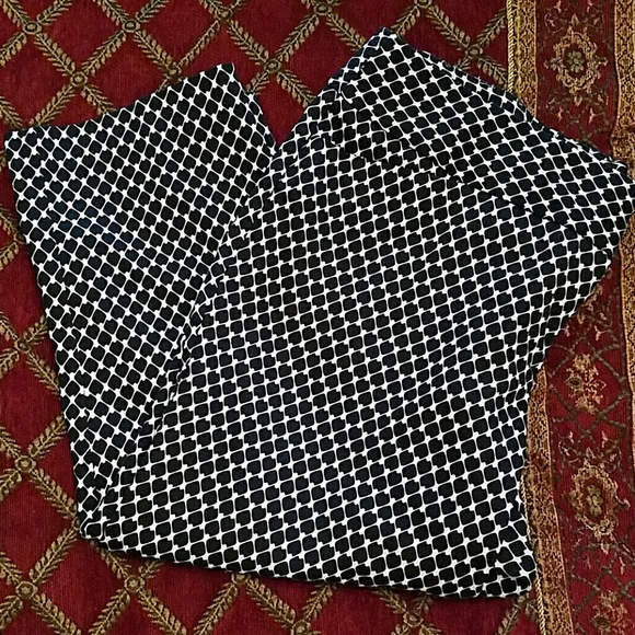 Printed crop pants