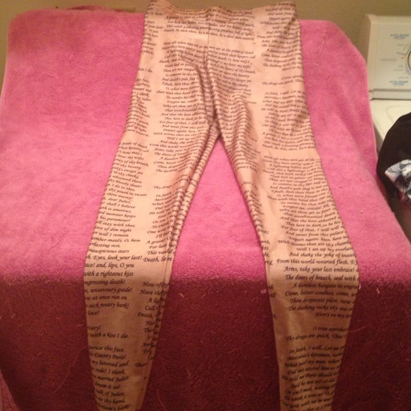 Blackmilk Pants - Blackmilk Romeo and Juliette leggings m