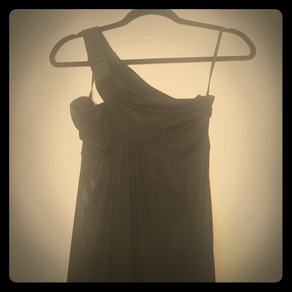 Jessica McClintock One Shoulder Evening Gown