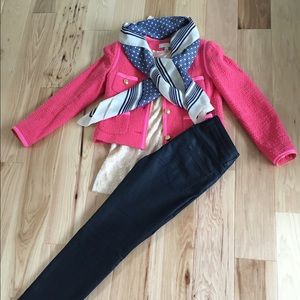 Structure tweed jacket