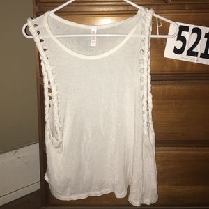 limited edition braided muscle tank