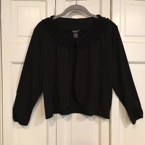 Beautiful dressy black shrug.