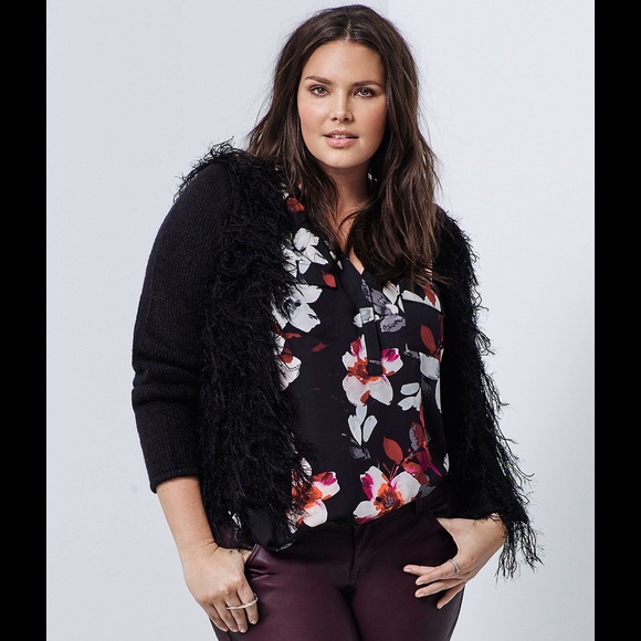 torrid Jackets & Blazers - 🎉Host Pick🎉Black fringe open cardigan/ Car Coat
