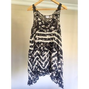Free People : Printed Voile and Lace Slip