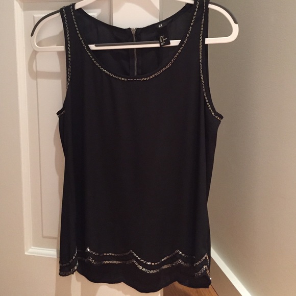 H&M Beaded Top