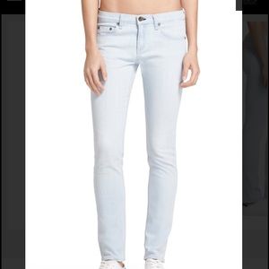 Rag & Bone Light Wash Skinny Jeans