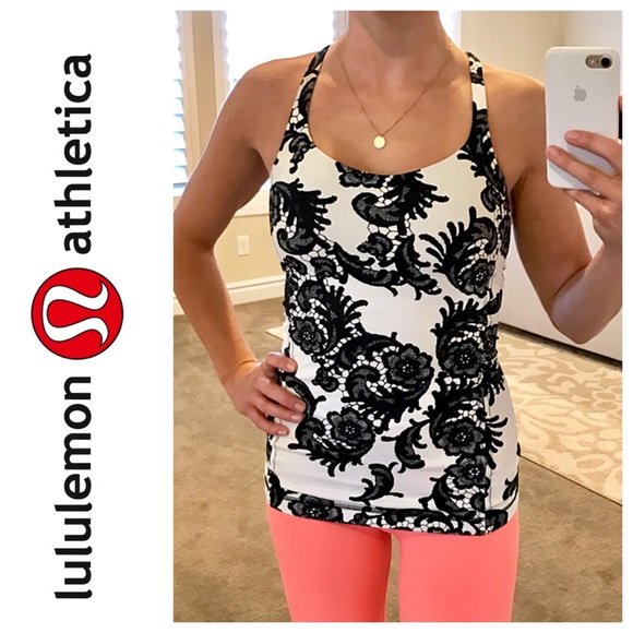 Lululemon Free To Be Tank in Black Lacoflage