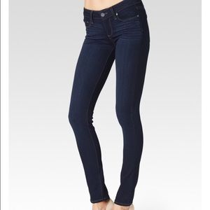 Paige Dark Wash Skinny Jean