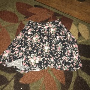 floral skater skirt
