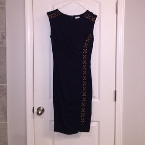 Navy Blue Cache Dress