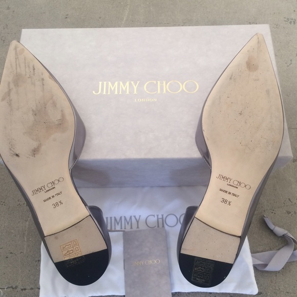 Beautiful Jimmy Choo Lucy metallic flats! - Picture 4 of 4