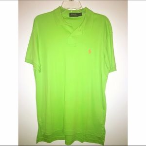 Men's Polo Ralph Lauren Lime Green Shirt