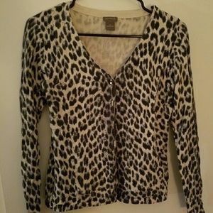 Leopard Print Cardigan