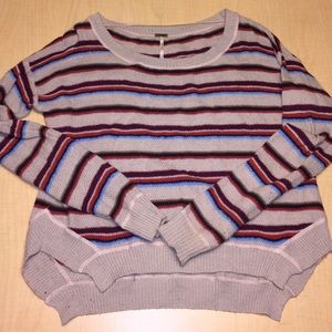 Free People small light weight striped sweater