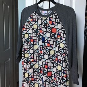 2XL LuLaRoe Geometric Stained-Glass Randy