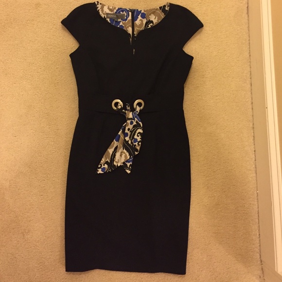 Donna Ricco little black dress