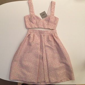 Never worn ASOS two-piece skirt and bralette