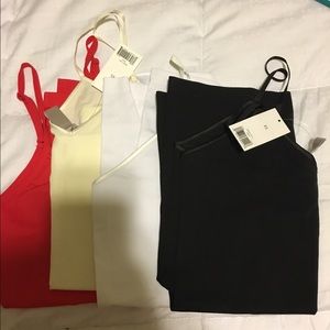 Bundle of 4 brand new Banana Republic camis