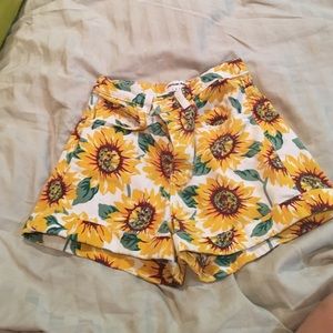 American apparel sunflower shorts