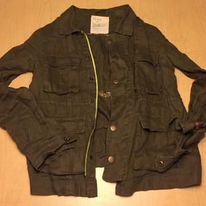 Free People military light weight jacket size 0